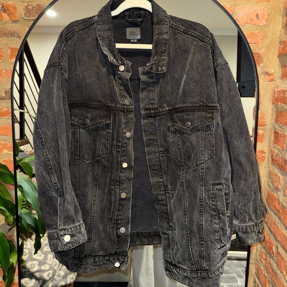 Urban Outfitters Black Jean Jacket